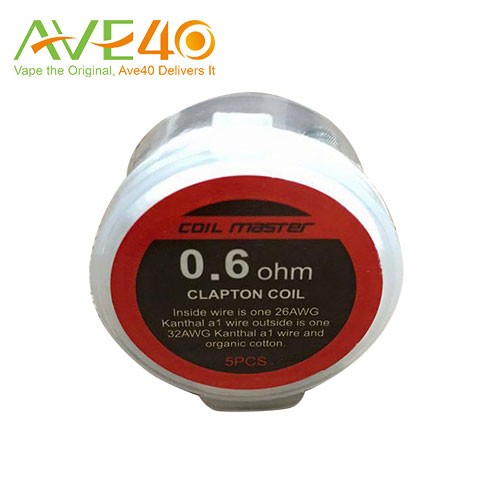 Coil Master Pre-built Clapton Coil 0.6 ohm 