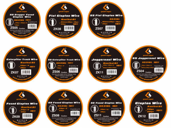 Geek vape Filo SS316 / 24ga - 30ft