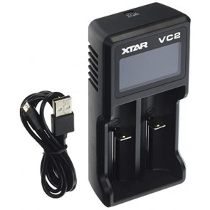 Xtar VC2 Caricabatterie 2 slot